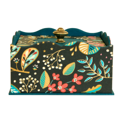 Kit de cartonnage - Boîte feston carrée