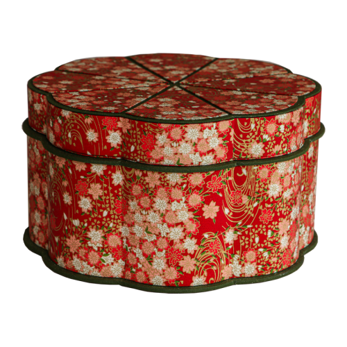 Kit de cartonnage - Boîte florale octogonale